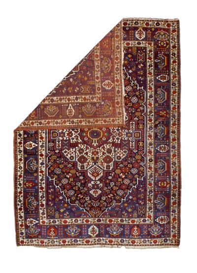 Antique Persian Qashqai Rug 6 x 2 x 8 x 4