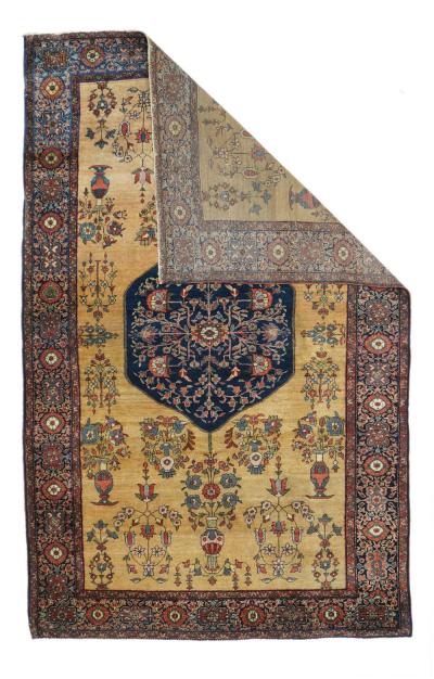 Antique Persian Rug 4 3 x 6 9 