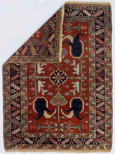 Antique Persian Serapi Rug 3 4 x 4 6 