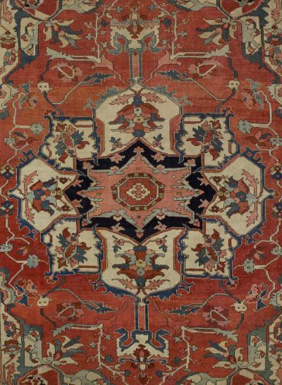 Antique Persian Serapi Rug 8 5 x 11 5 