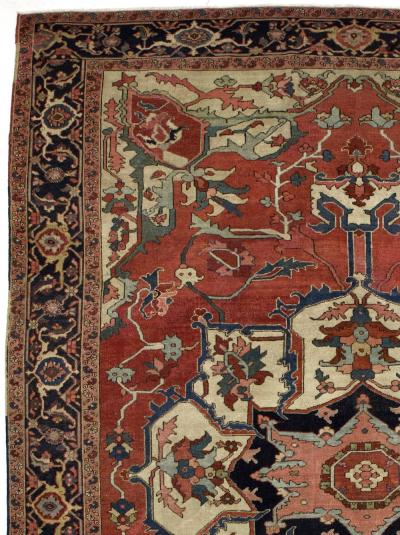 Antique Persian Serapi Rug 8 5 x 11 5 