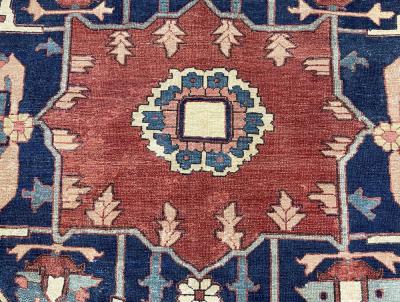 Antique Persian Serapi Rug 9 9 x 12 4 