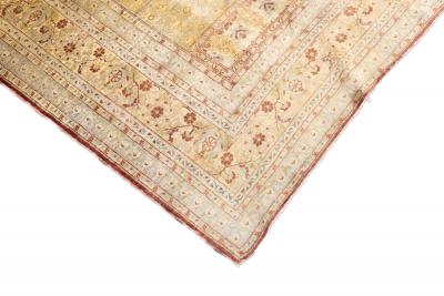 Antique Persian Silk Haji Jalili Tabriz Rug 4 1 x 5 5 