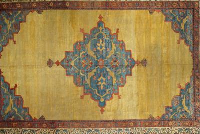 Antique Persian Sultanabad Rug 10 8 x 14 9 