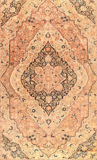 Antique Persian Tabriz Rug 129 x 1910