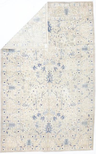 Antique Persian Tabriz Rug 60 x 96