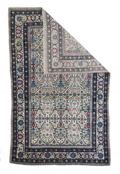 Antique Persian Tehran Rug 4 3 x 6 9 
