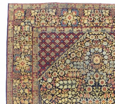 Antique Persian Tehran Rug 4 7 x 7 3 
