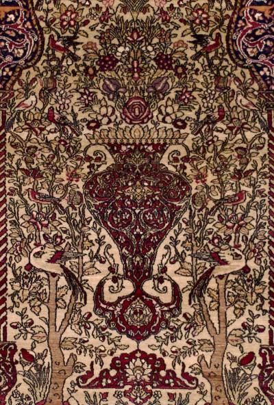 Antique Persian Tehran Rug 4 x 8 x 7 x 0 