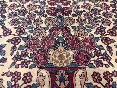 Antique Persian Tehran Rug 47 x 66 