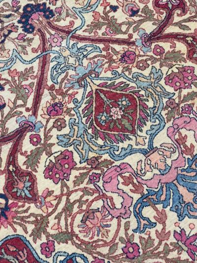 Antique Persian Tehran Rug 48 x 72 
