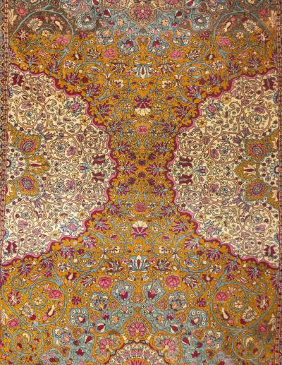 Antique Persian Tehran Rug 73 x 910