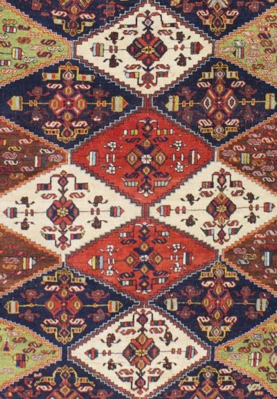 Antique Persian Tribal Afshar Rug 410 x 62 