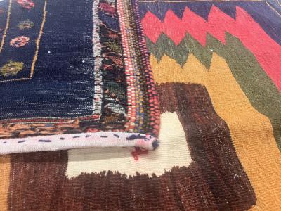 Antique Persian Tribal Kilim Rug 4 5 x 4 11 