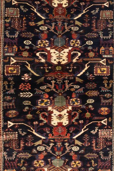 Antique Persian Tribal Lori Rug 4 9 x 8 4 