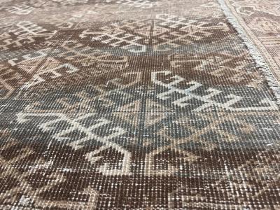 Antique Persian Yamoud Rug 7 1 x 10 7 