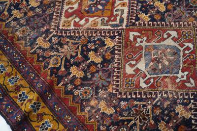 Antique Qashkai Runner 3 9 x 11 8 