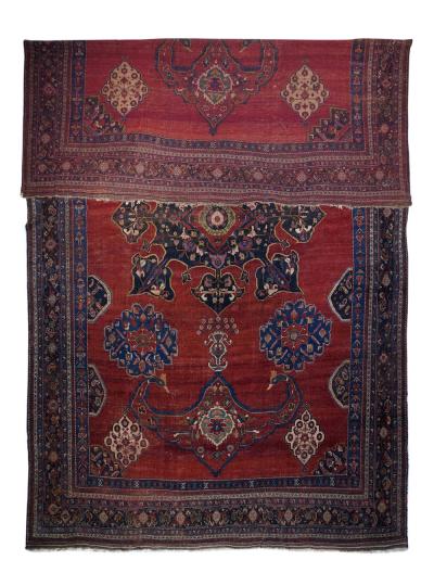 Antique Qashqai Rug 11 0 x 18 10 