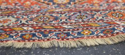 Antique Qashqai Rug 3 6 x 7 5 