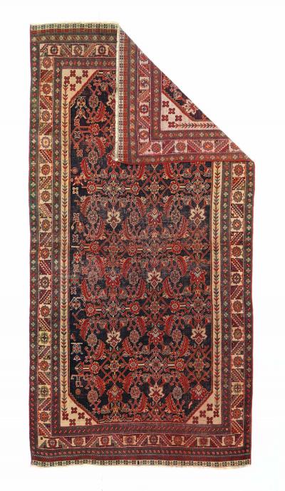 Antique Qashqai Rug 3 8 x 7 7 