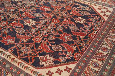Antique Qashqai Rug 3 8 x 7 7 