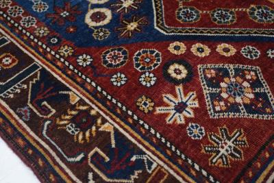 Antique Qashqai Rug 4 1 x 6 10 