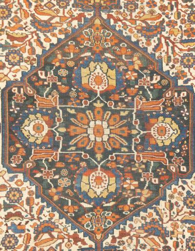 Antique Qashqai Rug 4 10 x 6 0 