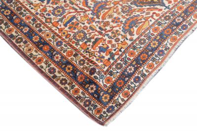 Antique Qashqai Rug 4 10 x 6 0 