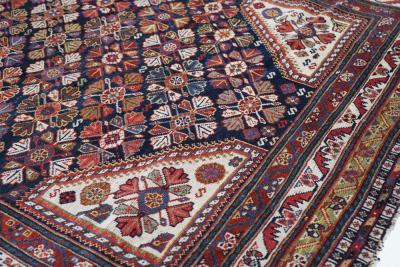 Antique Qashqai Rug 4 6 x 8 2 