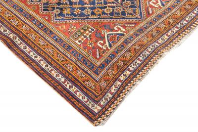 Antique Qashqai Rug 4 7 x 7 2 