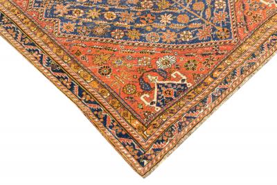 Antique Qashqai Rug 4 9 x 6 8 