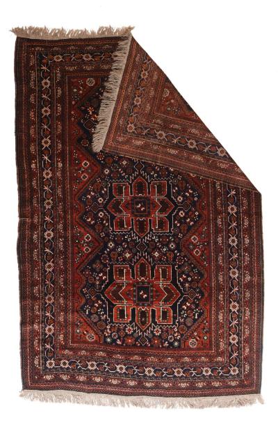 Antique Qashqai Rug 5 11 x 8 9 