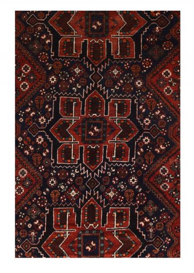 Antique Qashqai Rug 5 11 x 8 9 