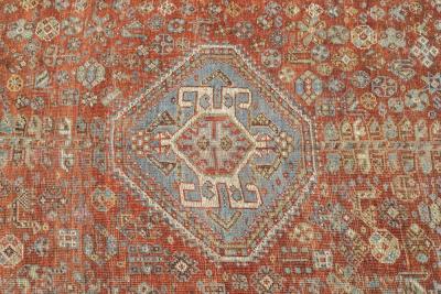 Antique Qashqai Rug 6 10 x 9 8 