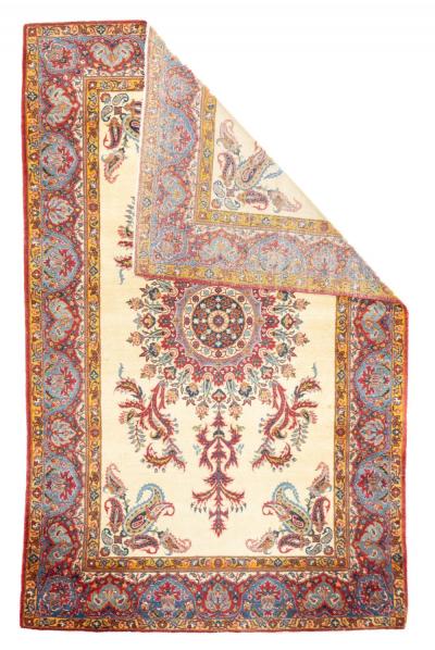 Antique Qum Rug 4 5 x 7 1 