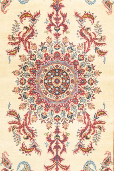 Antique Qum Rug 4 5 x 7 1 