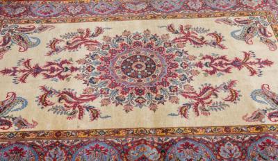 Antique Qum Rug 4 5 x 7 1 