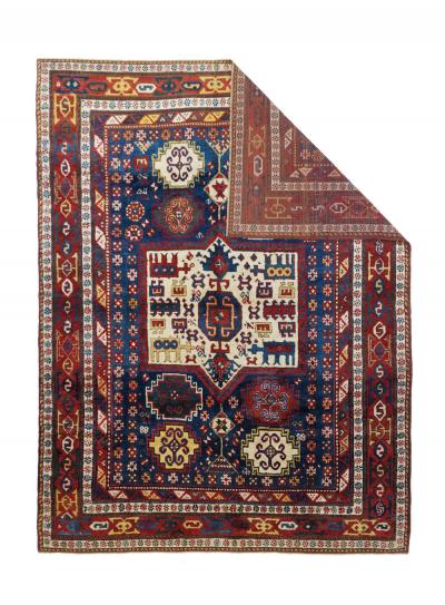 Antique Russian Rug 6 0 x 8 0 