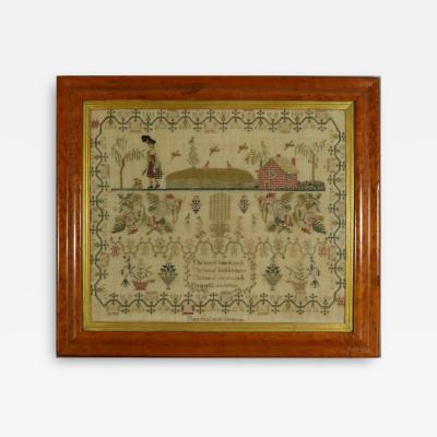 Antique Sampler 1830 by Mary Ann Smith