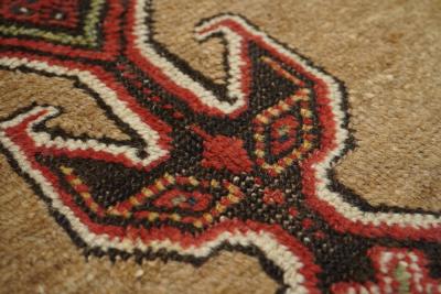 Antique Sarab Rug 3 7 x 6 8 
