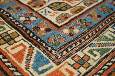 Antique Sarab Rug 3 9 x 5 7 