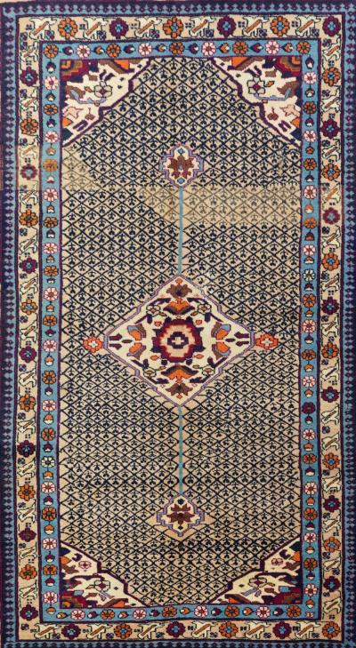 Antique Sarab Rug 4 2 x 7 0 