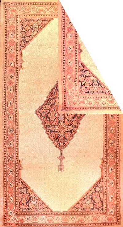 Antique Sarab Rug 57 x 1011