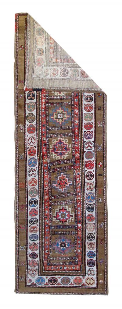 Antique Sarab Runner 3 7 x 10 7 