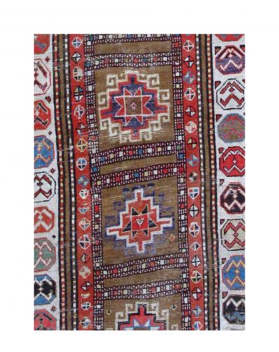Antique Sarab Runner 3 7 x 10 7 