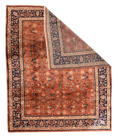 Antique Sarouk Mohajeran Rug 9 2 x 11 