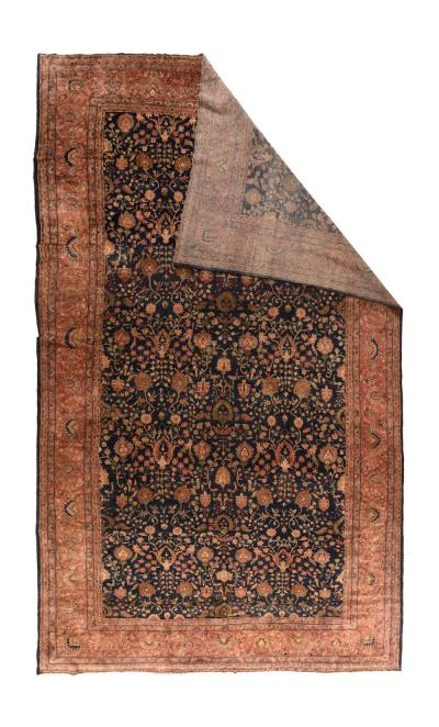 Antique Sarouk Rug 10 2 x 17 0 