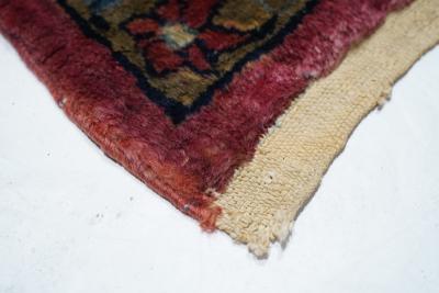 Antique Sarouk Rug 11 3 x 17 8 