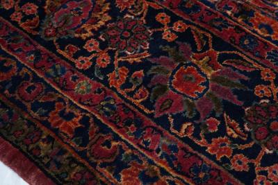 Antique Sarouk Rug 11 3 x 17 8 