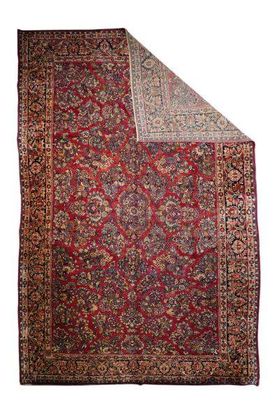 Antique Sarouk Rug 11 3 x 18 1 